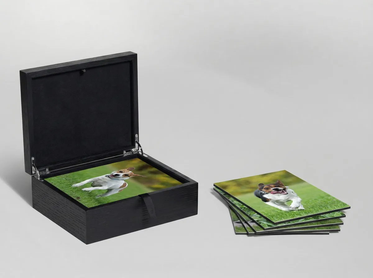 Example of what the inside of a portrait box looks like